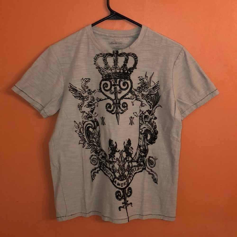 Kenneth Cole Grey Graphic TShirt